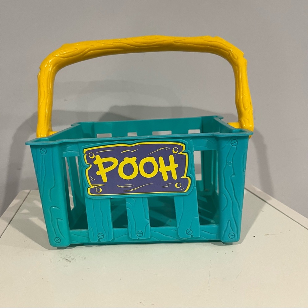 Vintage Mattel Disney Winnie the Pooh Shopping Basket 2000 Y2K Collectible Toy